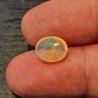 Opale Etiope 'Welo' Naturale Forma Ovale Piatto Cabochon Liscio Fatto a Mano 10X8X4mm 1.65 Carati 1pz