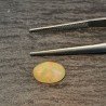 Opale Etiope 'Welo' Naturale Forma Ovale Piatto Cabochon Liscio Fatto a Mano 10X7X5,40mm 1.75 Carati 1pz
