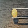 Opale Etiope 'Welo' Naturale Forma Ovale Piatto Cabochon Liscio Fatto a Mano 10X7X5,40mm 1.75 Carati 1pz