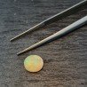 Opale Etiope 'Welo' Naturale Forma Ovale Piatto Cabochon Liscio Fatto a Mano 9X8X6mm 1.90 Carati 1pz