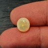 Opale Etiope 'Welo' Naturale Forma Ovale Piatto Cabochon Liscio Fatto a Mano 9X8X6mm 1.90 Carati 1pz