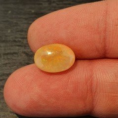 Opale Etiope 'Welo' Naturale Forma Ovale Piatto Cabochon Liscio Fatto a Mano 12X8X5,60mm 2,90 Carati 1pz Opale Etiope 'Welo' Naturale Forma Ovale Piatto Cabochon Liscio Fatto a Mano 12X8X5,60mm 2,90 Carati 1pz