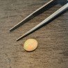 Opale Etiope 'Welo' Naturale Forma Ovale Piatto Cabochon Liscio Fatto a Mano 10X8X5,60mm 1.90 Carati 1pz