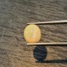 Opale Etiope 'Welo' Naturale Forma Ovale Piatto Cabochon Liscio Fatto a Mano 9X8X5mm 1.65 Carati 1pz