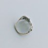Anello Di Argento 925 Lavorato a Mano Filigrana Forma Chakra Stile Etnico - Misura 18