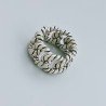 Anello Di Argento 925 Lavorato a Mano Forma Catena - Misura 19