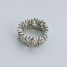 Anello Di Argento 925 Lavorato a Mano Forma Catena - Misura 19