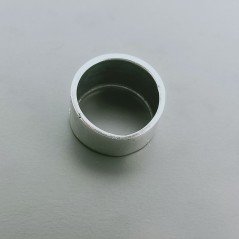 Anello Di Argento 925 Liscio Lavorato a Mano Fedina Stile Etnico - Misura 17