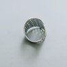 Anello Di Argento 925 Liscio Lavorato a Mano Filigrana - Misura 17