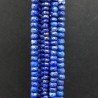 Lapis Lazuli Naturale in Perline Forma Rondelle Sfaccettato a Mano Foro Passante 05-06mm