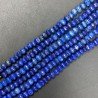 Lapis Lazuli Naturale in Perline Forma Rondelle Sfaccettato a Mano Foro Passante 05-06mm