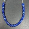 Lapis Lazuli Naturale in Perline Forma Rondelle Sfaccettato a Mano Foro Passante 05-06mm