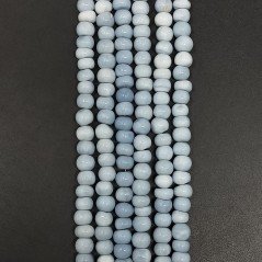 Opale Grigio Blu Naturale Tondo Liscio A Mano 06mm-10mm