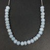 Opale Grigio Blu Naturale Tondo Liscio A Mano 06mm-10mm