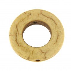 Aulite forma cerchio forato 19mm beige 1pz
