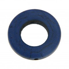 Aulite forma cerchio forato 19mm blu 1pz
