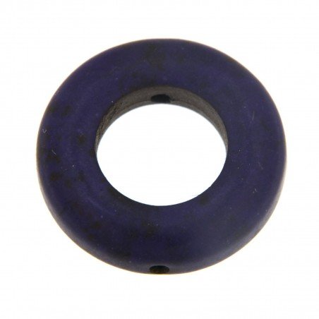 Aulite forma cerchio forato 19mm viola 1pz