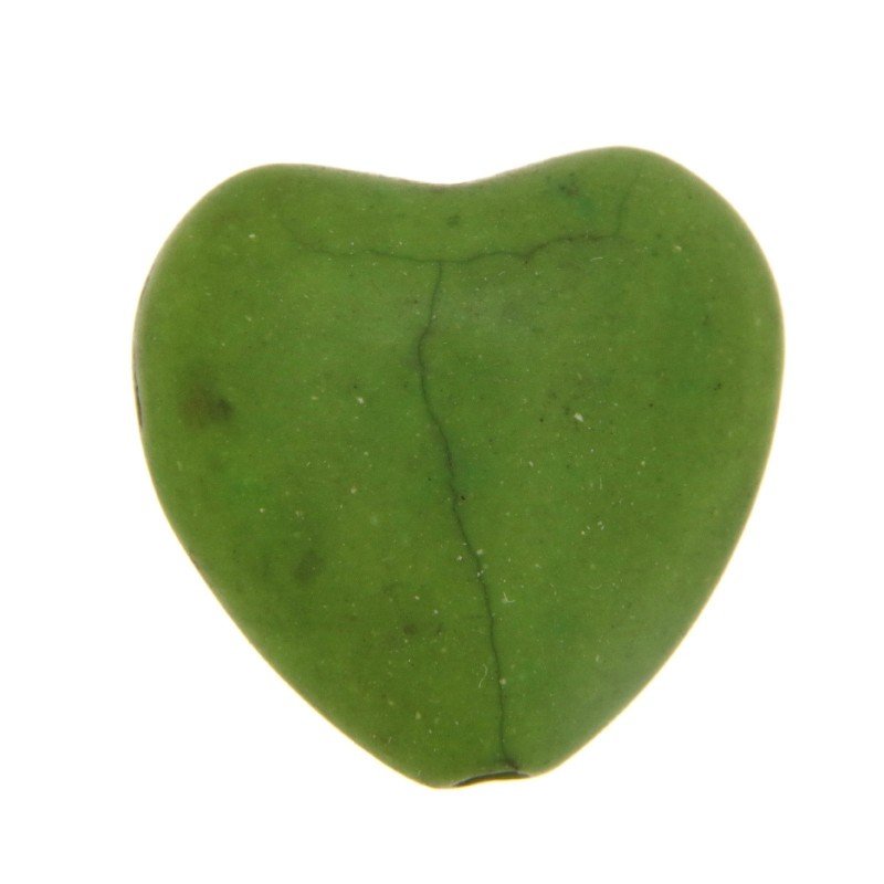 Aulite Forma Cuore 14mm-Verde 1pz Aulite Forma Cuore 14mm-Verde 1pz
