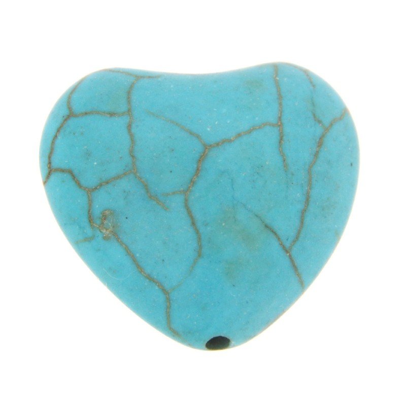 Aulite Forma Cuore 16x18mm-Turchese 1pz
