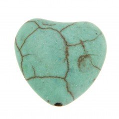 Aulite Forma Cuore 16x18mm-Verde Tiffany 1pz