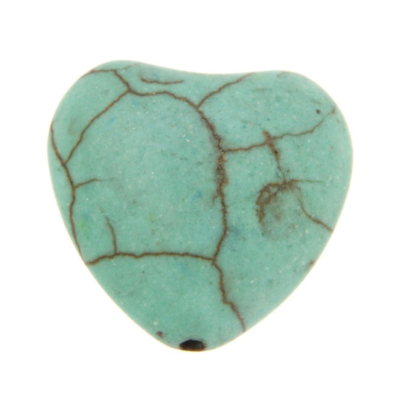 Aulite Forma Cuore 16x18mm-Verde Tiffany 1pz