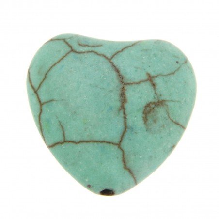 Aulite Forma Cuore 16x18mm-Verde Tiffany 1pz