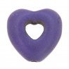 Aulite Forma Cuore Forato 14X15mm-Viola 1pz