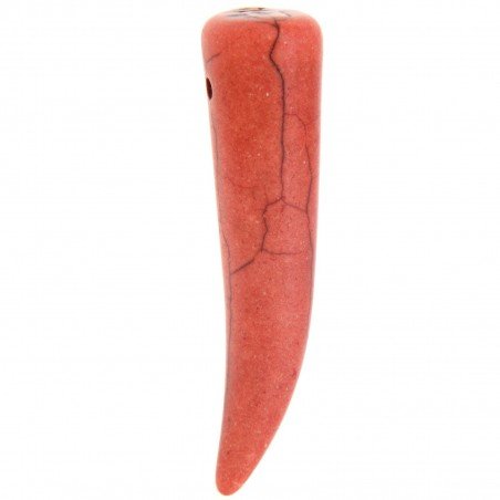 Aulite forma denti colore rosso 40x10mm 1 pz