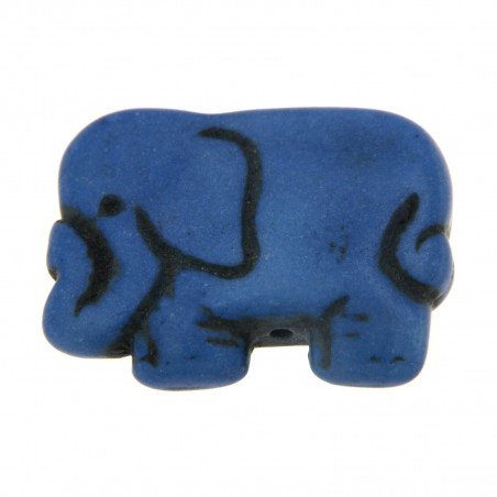 Aulite Forma Elefante Piatto 22X29mm-Blu 1pz