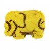 Aulite Forma Elefante Piatto 22X29mm-Giallo 1pz