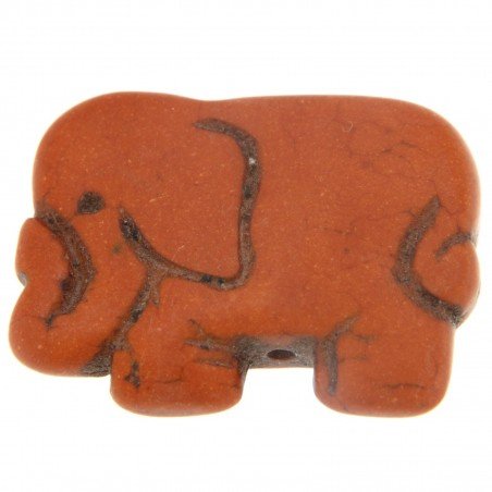 Aulite Forma Elefante Piatto 22X29mm-Marrone 1pz