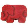 Aulite Forma Elefante Piatto 22X29mm-Rosso 1pz