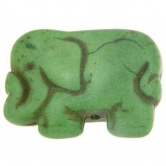 Aulite Forma Elefante Piatto 22X29mm-Verde 1pz