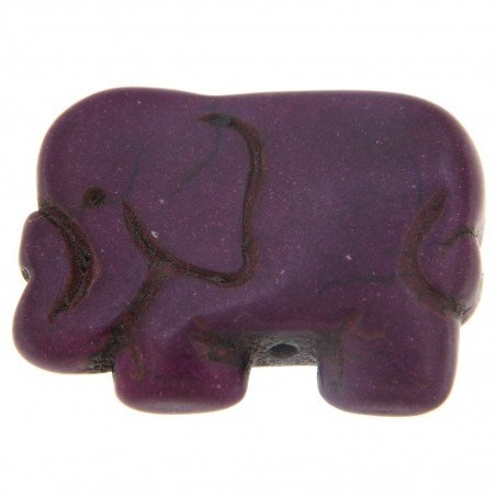 Aulite Forma Elefante Piatto 22X29mm-Viola 1pz