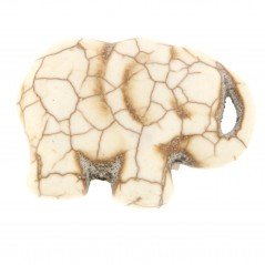Aulite Forma Elefante Piatto 24X34mm-Beige 1pz