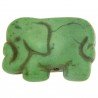 Aulite Forma Elefante Piatto 42X32mm-Verde 1pz