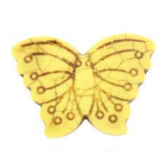 Aulite Forma Farfalla Piatto 20X40mm-Giallo 1pz