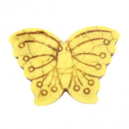 Aulite Forma Farfalla Piatto 20X40mm-Giallo 1pz