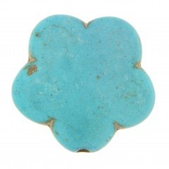 Aulite Forma Fiore 19mm-Turchese 1pz
