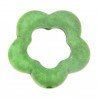 Aulite Forma Fiore Forato 19mm- Verde 1pz
