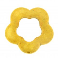 Aulite Forma Fiore Forato 32mm-Giallo 1pz
