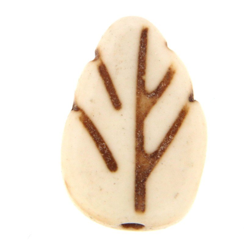 Aulite Forma Foglia 9x13mm-Beige1pz