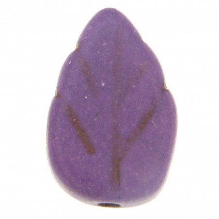 Aulite Forma Foglia 9x13mm-Viola 1pz