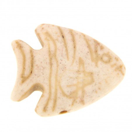 Aulite Forma Pesce Piatto 22X25mm-Beige 1pz