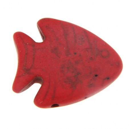 Aulite Forma Pesce Piatto 22X25mm-Rosso 1pz