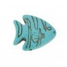 Aulite Forma Pesce Piatto 22X25mm-Turchese 1pz