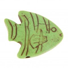 Aulite Forma Pesce Piatto 22X25mm-Verde 1pz
