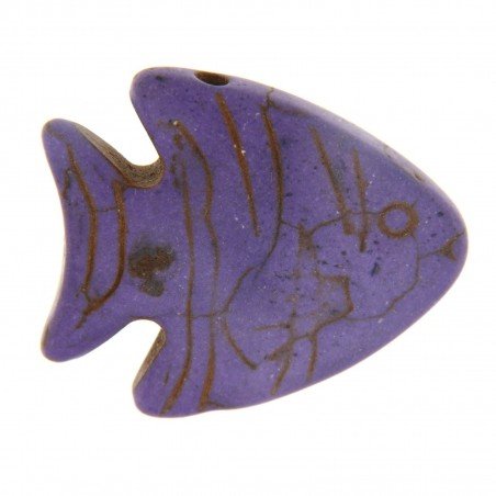 Aulite Forma Pesce Piatto 22X25mm-Viola 1pz