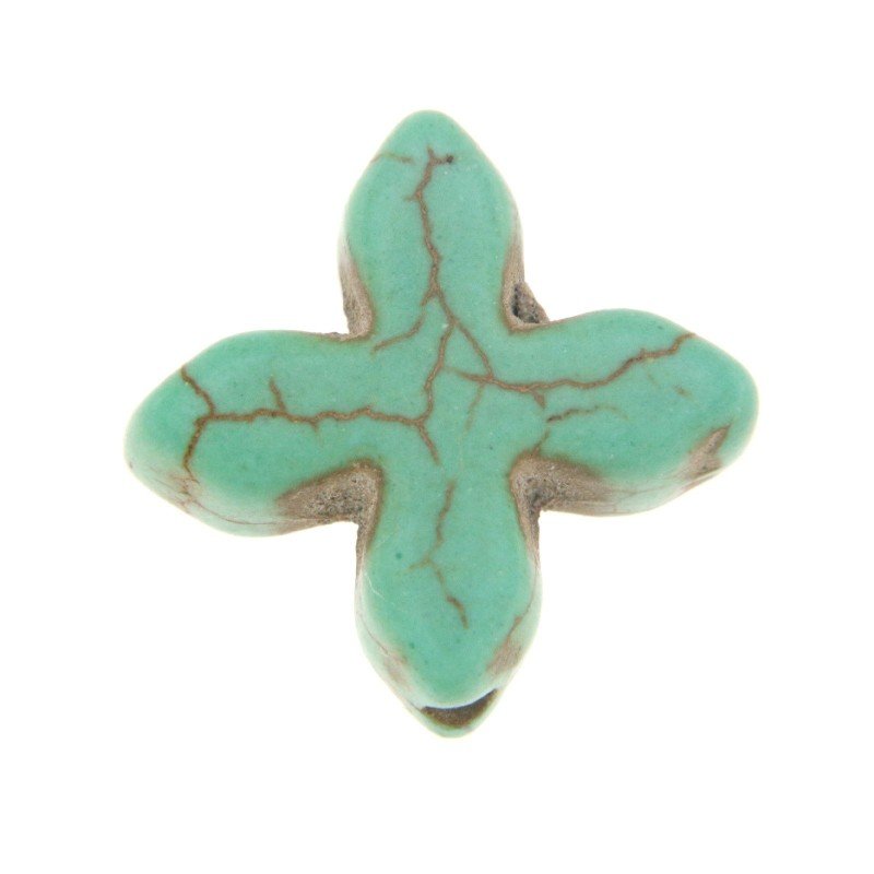 Aulite Forma Quadrifoglio 15mm-Verde Tiffany 1pz