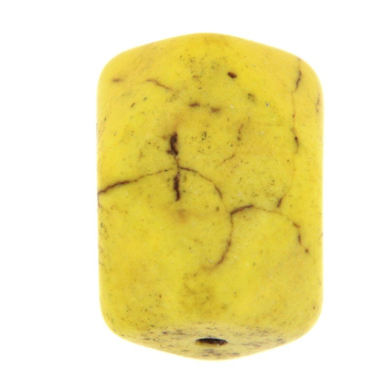 Aulite Forma Rettangolo Lavorato 11x15mm-Giallo 1pz